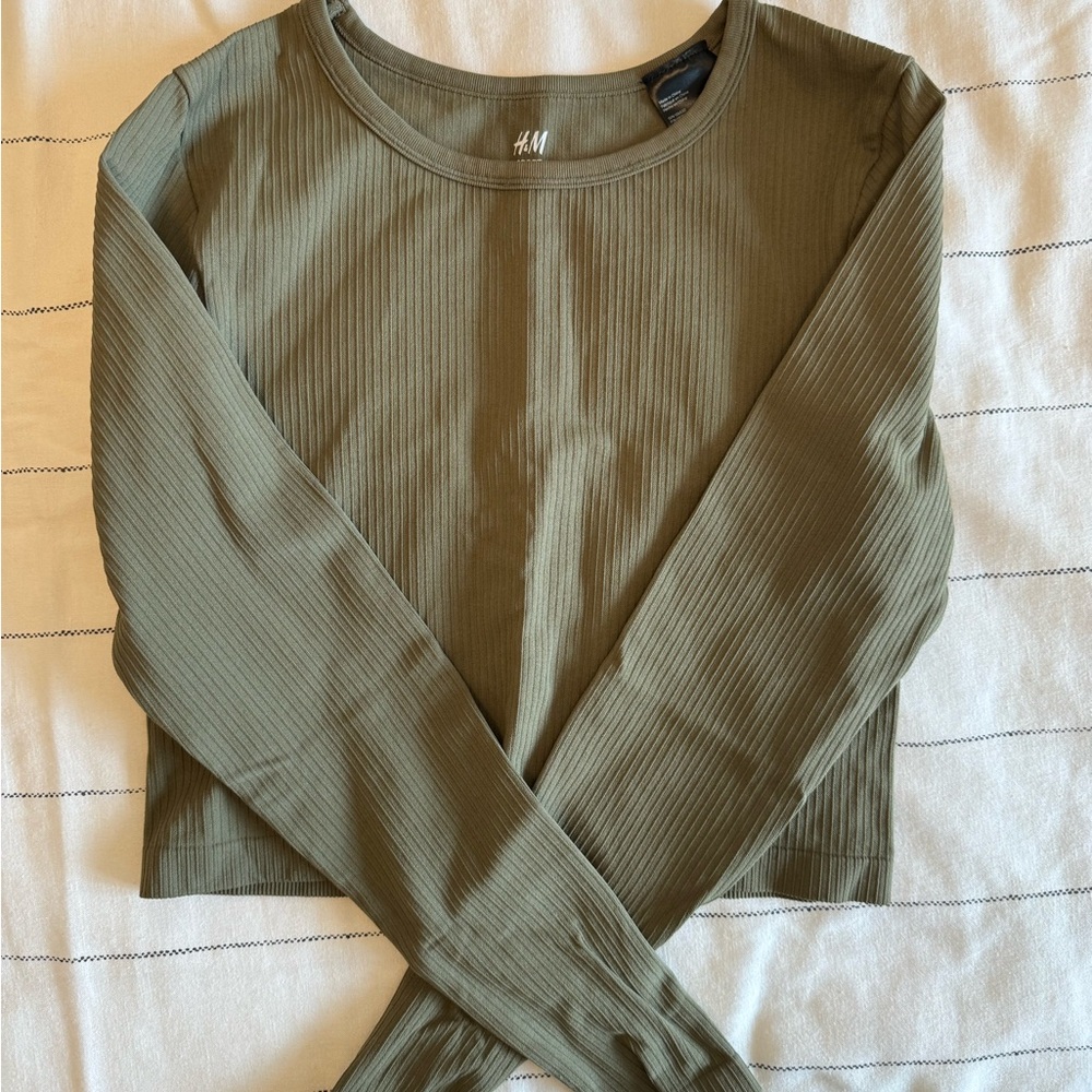Ribbed Workout Top